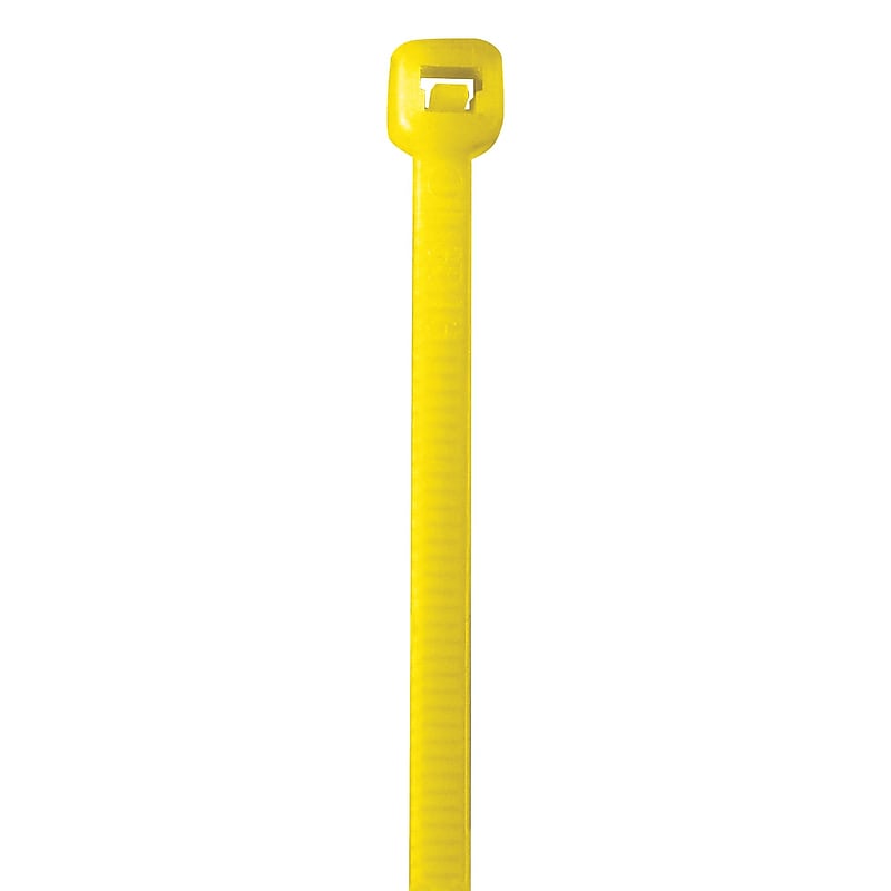 Cable Ties, 50#, 18", Yellow, 500/Case (CT185C) image 1