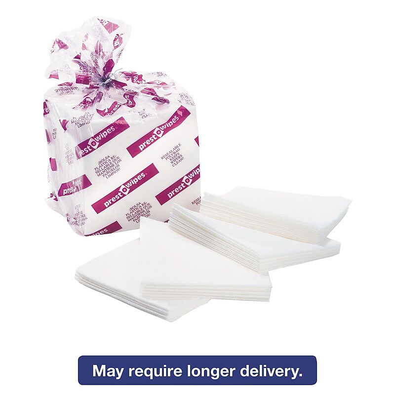 Cascades Presto-Wipes Cleaning Wipers, White, 50 Wipers/Box, 50/Carton (CSDW300) image 1