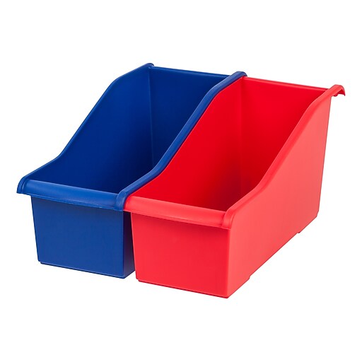 IRIS® Book Storage Bin, Assorted Colors, 8 Pack (100450) at Staples