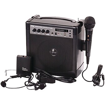 PYLE PRO PWMA220BM Portable Karaoke PA Amplifier & Microphone System