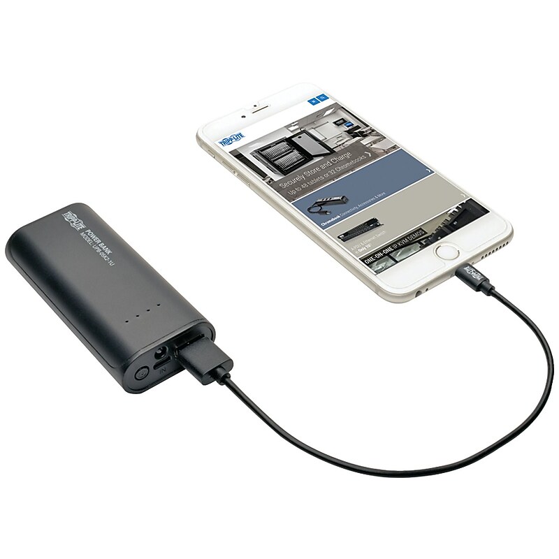 Tripp Lite USB Portable Battery for Multiple Brands, 5200mAh,()
