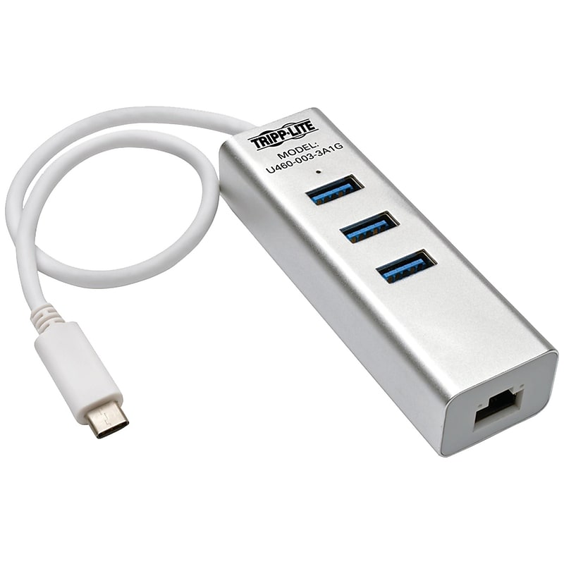 Tripp Lite 4-Port USB Gigabit Ethernet Adapter (U460-003-3A1G) image 1