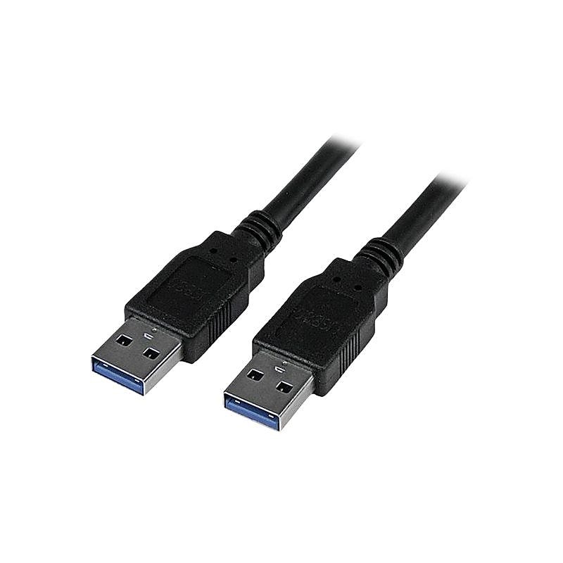 StarTech USB3SAA3MBK 9.8' USB 3.0 Male to Male Cable, Black image 1