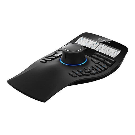 SpaceNavigator Enterprise 3Dモデリング用 3Dconnexion SpaceMouse Enterprise Ambidextrous USB Mouse, Black