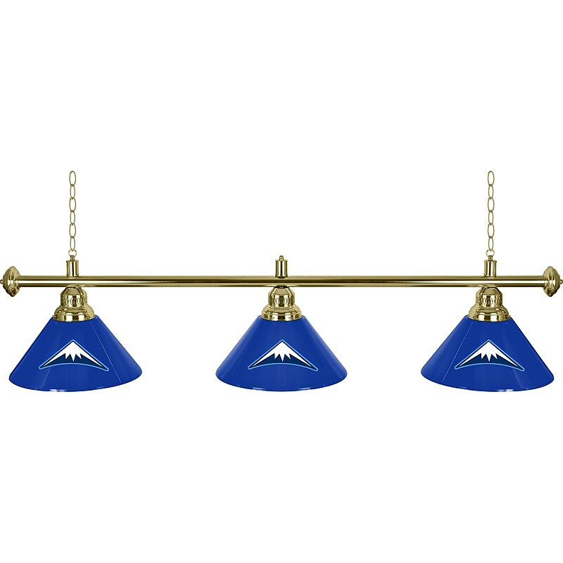 Denver Nuggets NBA 3 Shade Billiard Lamp (NBA603-DN) image 1
