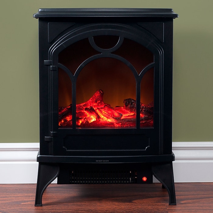 Northwest Freestanding Classic Electric Log Fireplace (80-WSD013