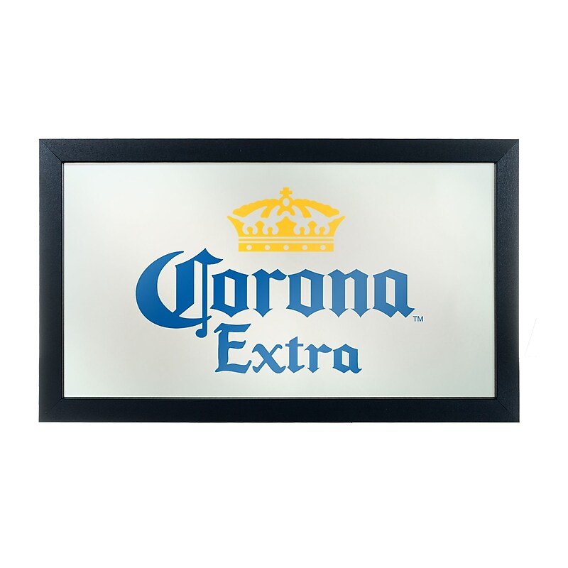 Corona Framed Mirror Wall Plaque 15 x 26 Inches - Logo (CRN1500) image 1