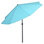 Pure Garden 10 Foot Aluminum Patio Umbrella with Auto Tilt, Blue (M150002)~#|#~m004089246_sc7