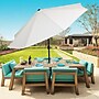 Pure Garden 10 Foot Aluminum Patio Umbrella with Auto Tilt - Tan (M150004)~#|#~m004089250_sc7