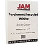 JAM Paper 8.5" x 11" Parchment Paper, 24 lbs., 100 Brightness, 100 Sheets/Pack (27010)~#|#~m004089618_sc7