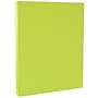 JAM Paper Smooth Colored 8.5" x 11" Color Copy Paper, 24 lbs., Wasabi, 100 Sheets/Ream (104034)~#|#~m004089658_sc7