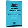 JAM Paper Smooth Colored 8.5" x 14", Copy Paper, 24 lbs., Blue Recycled, 100 Sheets/Pack (151052)~#|#~m004089681_sc7