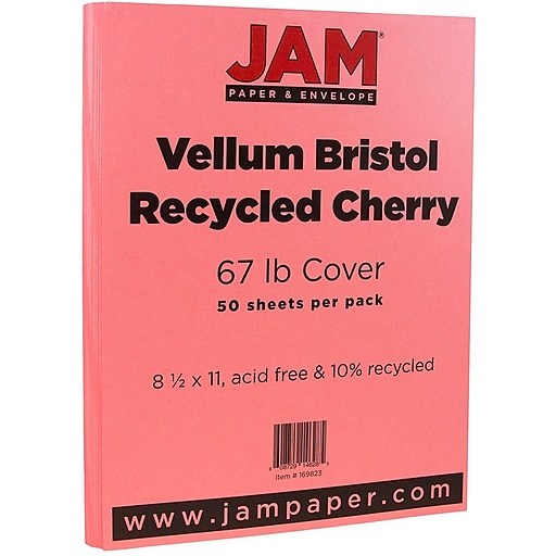 Red Paper - 8 1/2 x 11 in 27 lb Bond Translucent Vellum