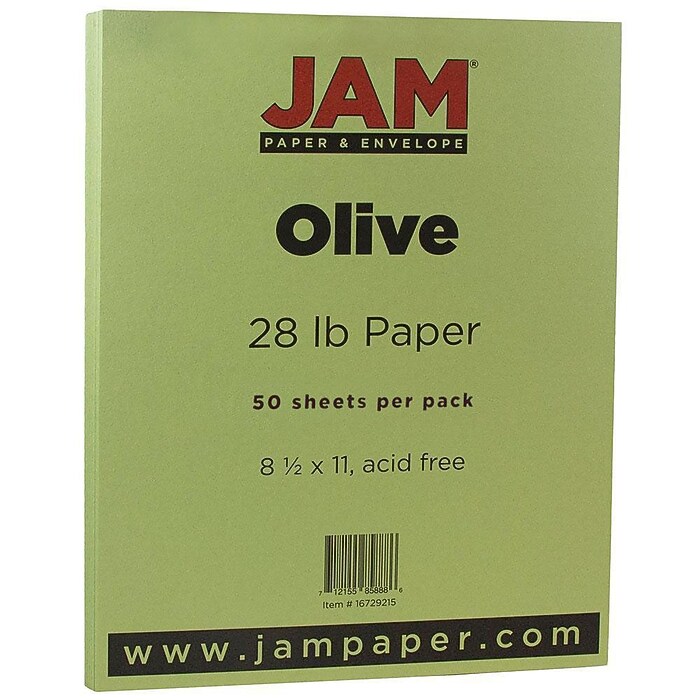 JAM Paper Matte Colored 8.5