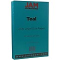 JAM Paper® Legal Matte 28lb Paper, 8.5 x 14, Teal, 50 Sheets/Pack (16729441)