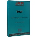 JAM Paper® Legal Matte 28lb Paper, 8.5 x 14, Teal, 50 Sheets/Pack (16729441)