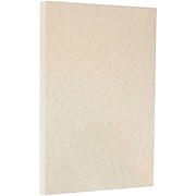 JAM Paper Parchment 65 lb. Cardstock Paper, 8.5" x 11", Brown, 50 Sheets/Pack (17128861)