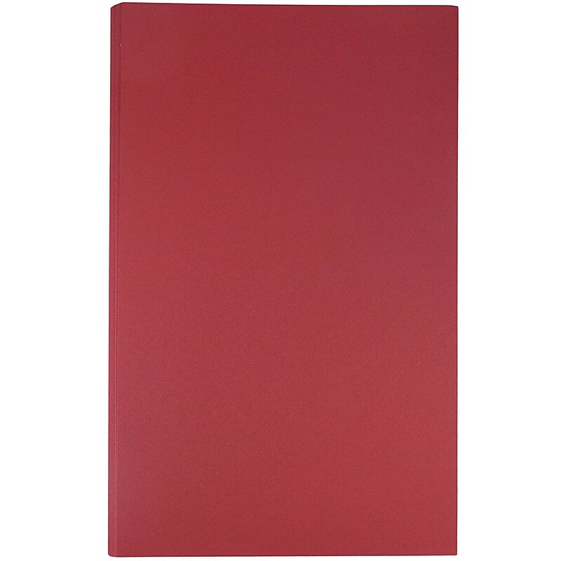 JAM Paper Matte Colored 8.5" x 14" Color Copy Paper, 32 lbs. Dark Red, 50 Sheets/Pack (64429520) image 1