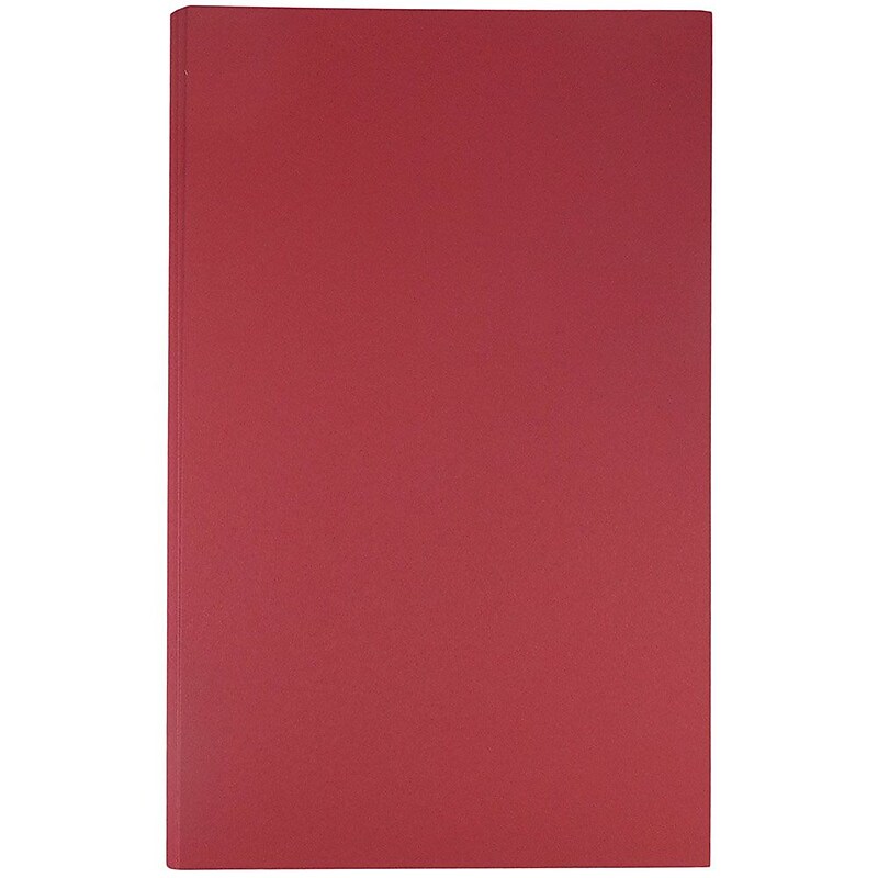 JAM Paper 100 lb. Cardstock Paper, 8.5" x 14", Dark Red, 50 Sheets/Pack (64429525) image 1