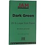 JAM Paper 8.5" x 14" Color Multipurpose Paper, 28 lbs., Dark Green, 50 Sheets/Ream (64429551)~#|#~m004090011_sc7