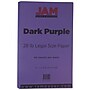 JAM Paper Matte Colored 8.5" x 14" Multipurpose Paper, 28 lbs., Dark Purple, 50 Sheets/Pack (64429561)~#|#~m004090015_sc7