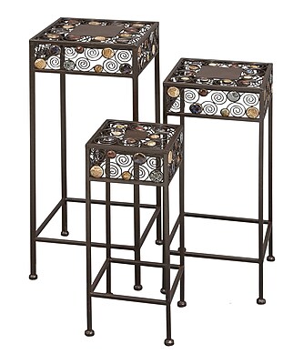 Cole & Grey 3 Piece Nesting Plant Stand Set