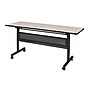 Regency Kobe Flip Top with Modesty Panel 60" x 24" Metal and Wood Training Table, Maple (MKFTM6024PL)~#|#~m004320930_sc7