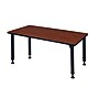 Regency Kee Adjustable Rectangular Activity Table, 23" x 24", Height Adjustable, Cherry (MT4224CHAPBK)~#|#~m004320969_sc7