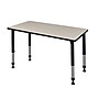 Regency Rectangular Activity Table, 42" x 30", Height Adjustable, Maple (MT4230PLAPBK)~#|#~m004320981_sc7