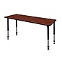 Regency Kee Adjustable Rectangular Activity Table, 23" x 24", Height Adjustable, Cherry (MT6624CHAPBK)~#|#~m004321017_sc7