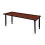 Regency Kee Adjustable Rectangular Activity Table, 23" x 24", Height Adjustable, Cherry (MT6624CHAPBK)~#|#~m004321018_sc7