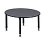 Regency Kee 48" Round Activity Table, Height Adjustable, Grey (TB48RNDGYAPBK)~#|#~m004321069_sc7
