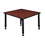 Regency Kee Adjustable Square Activity Table, 30" x 30", Height Adjustable, Cherry (TB3030CHAPBK)~#|#~m004321075_sc7