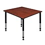 Regency Square Activity Table, 48" x 48", Height Adjustable, Cherry (TB4848CHAPBK)~#|#~m004321099_sc7