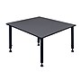 Regency Kee Square Activity Table, 48" x 48", Height Adjustable, Grey (TB4848GYAPBK)~#|#~m004321102_sc7