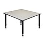 Regency Kee Adjustable Square Activity Table, 23" x 48", Height Adjustable, Maple (TB4848PLAPBK)~#|#~m004321104_sc7