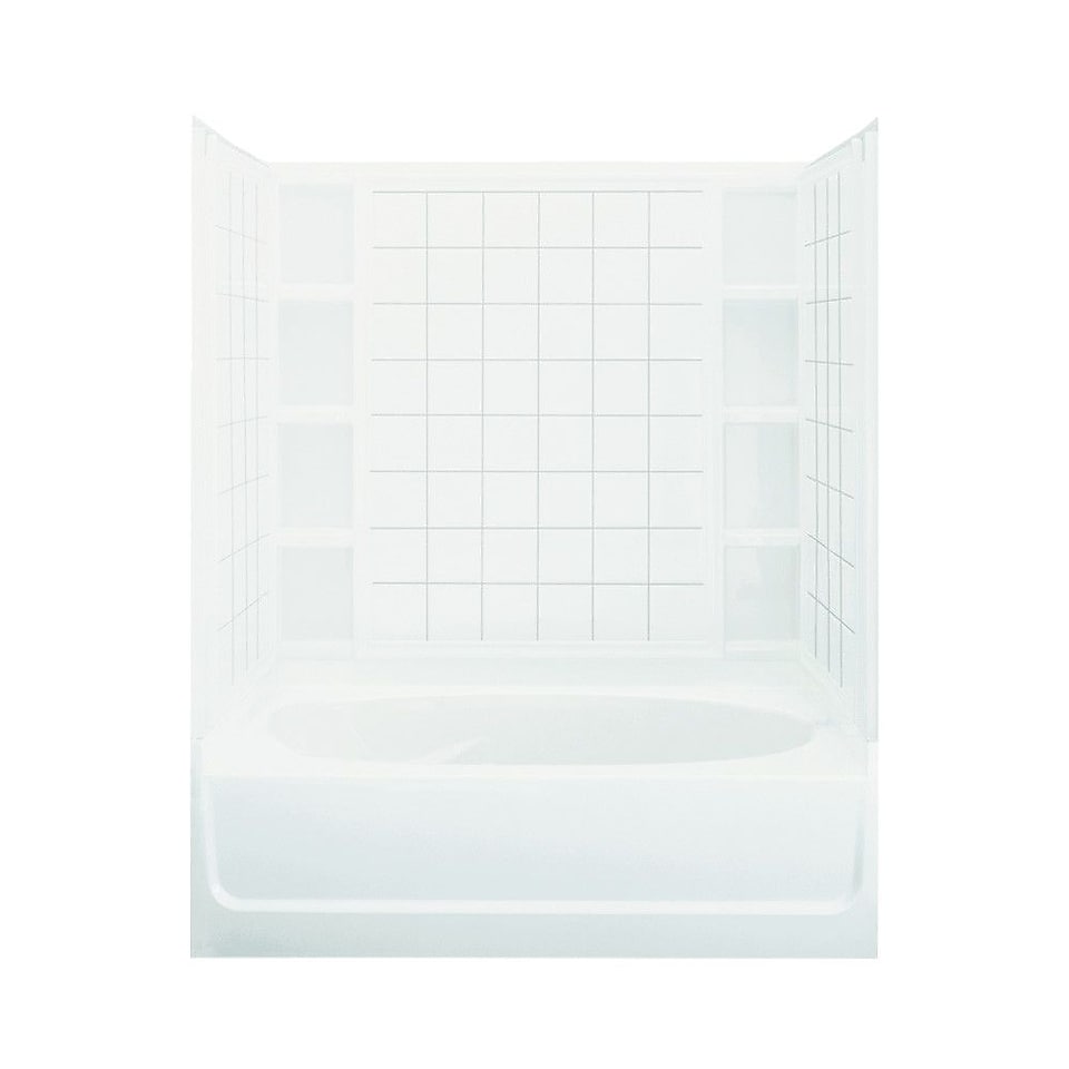 Sterling by Kohler Ensemble 42 Bath/Shower Kit w/ Right Hand Drain; High Gloss White