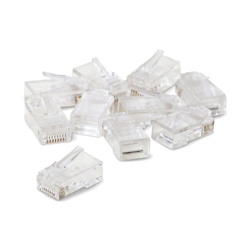 Belkin™ R6G088-50 RJ-45 Flat Modular Plug, 50/Pack image 1