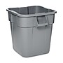 Rubbermaid Brute Plastic Trash Can with no Lid, Gray, 28 gal. (FG352600-GRAY)~#|#~m004399937_sc7