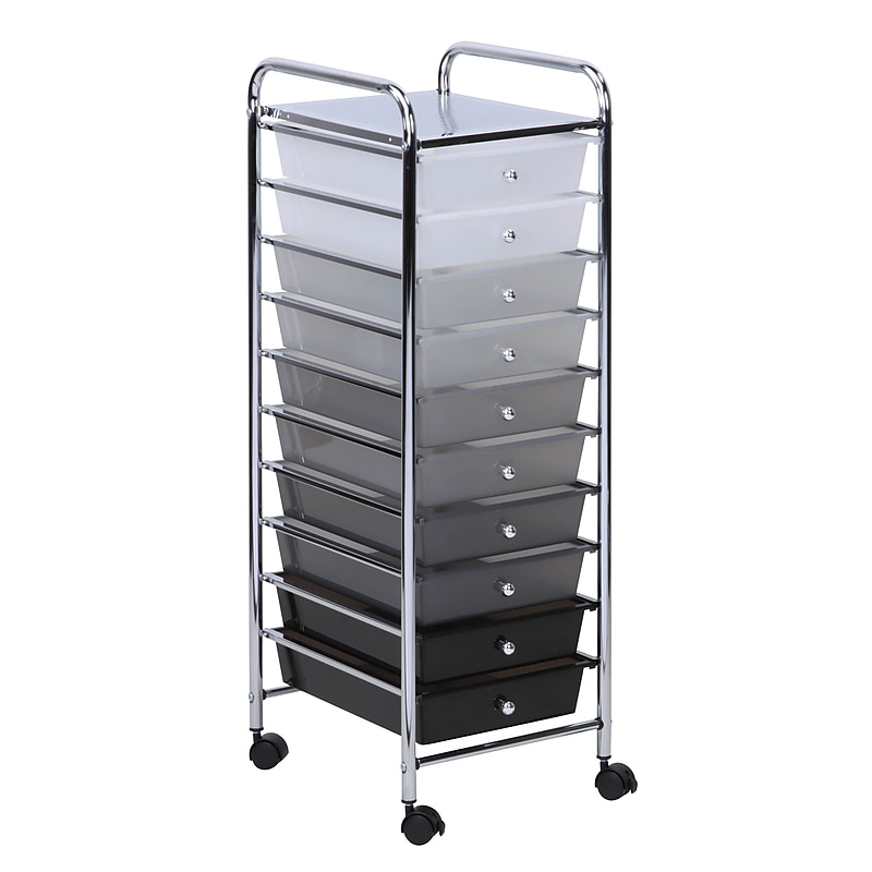 Honey Can Do® 10-Drawer Rolling Cart, Assorted Colors (CRT-05255) image 1