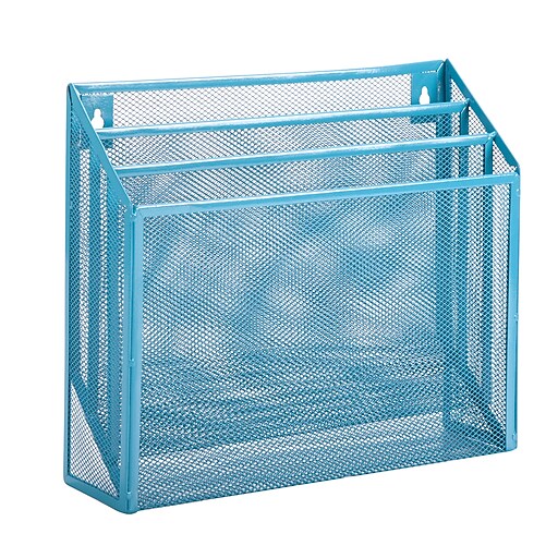 Honey Can Do Vertical File Sorter, Blue (OFC04868) Staples
