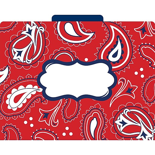 Shop Staples For Barker Creek Bandana Decorative File Folders