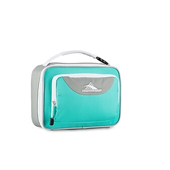 High Sierra Single Compartment Lunch Bag, Aquamarine/Ash Grey/White (74715-0784)
