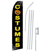 NeoPlex Costumes Halloween Swooper Flag and Flagpole Set