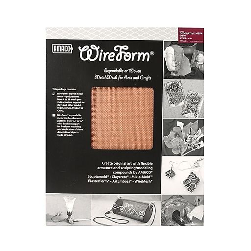 Shop Staples For Amaco Wireform Metal Mesh Copper Woven Decorative