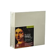 Ampersand The Artist Panel Canvas Texture Cradled Profile 5 In. X 5 In. 1 1/2 In. [Pack Of 2] (2PK-APC1.5 055)