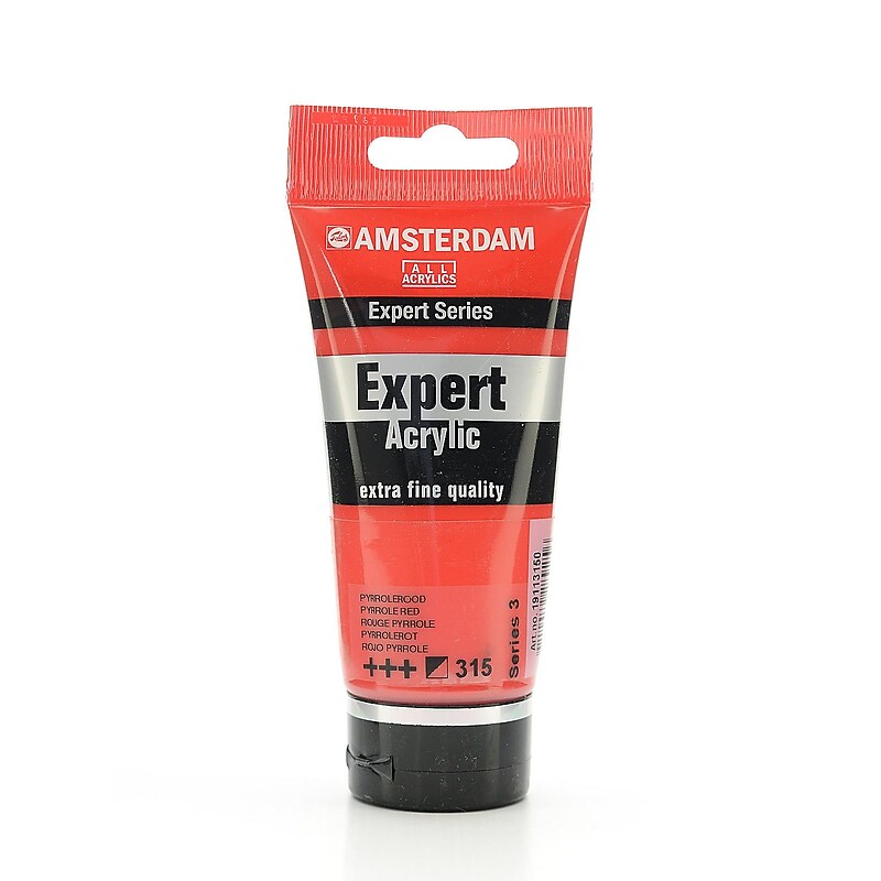 Amsterdam Expert Acrylic Tubes Pyrrole Red 75 Ml [Pack Of 2] (2PK-100515337) image 1