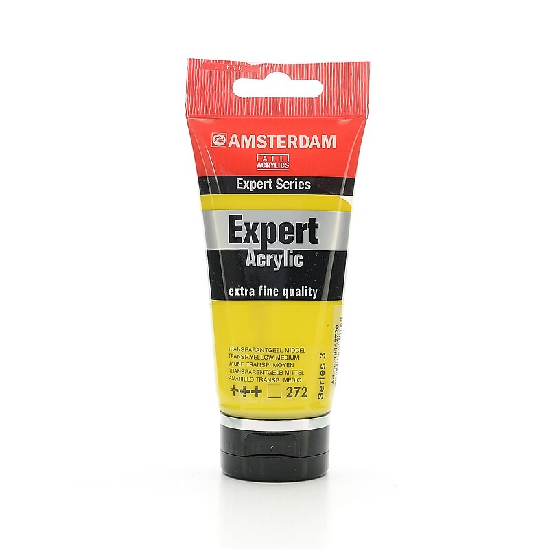 Amsterdam Expert Acrylic Tubes Transparent Yellow Medium 75 Ml [Pack Of 2] (2PK-100515327) image 1