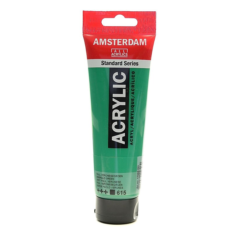 Amsterdam Standard Series Acrylic Paint Emerald Green 120 Ml [Pack Of 3] (3PK-100515189) image 1