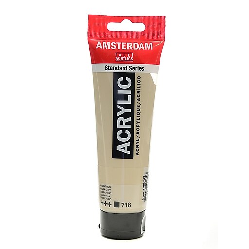 Amsterdam Standard Series Acrylic Paint Warm Grey 120 Ml [Pack Of 3